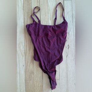 Free People Women’s Maroon Bodysuit
